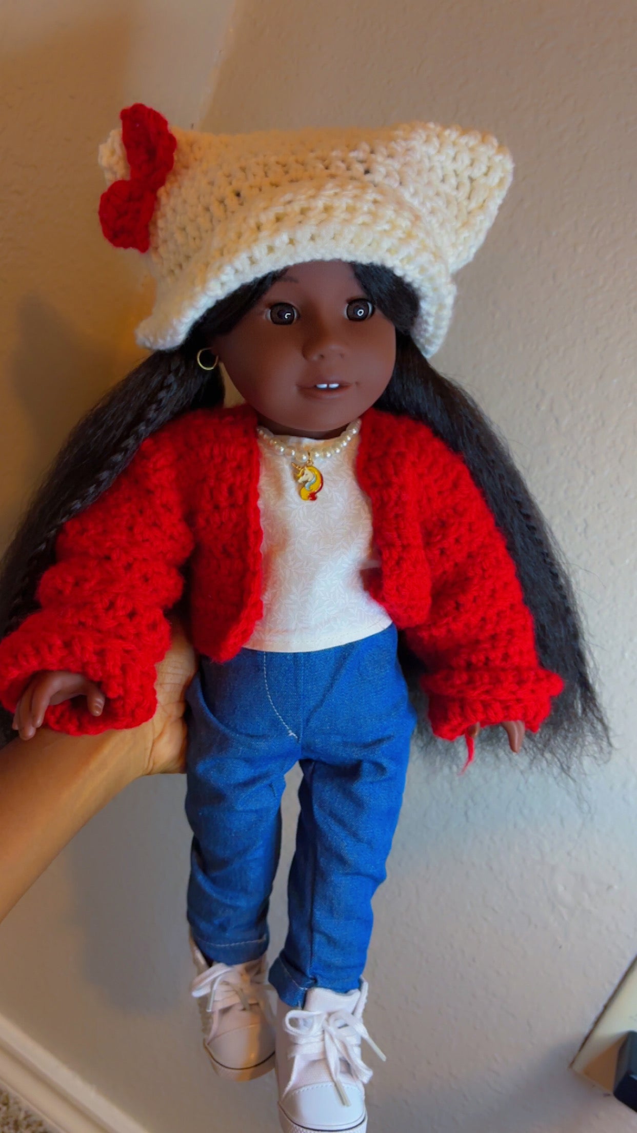 Handmade Crocheted Oversized Jacket