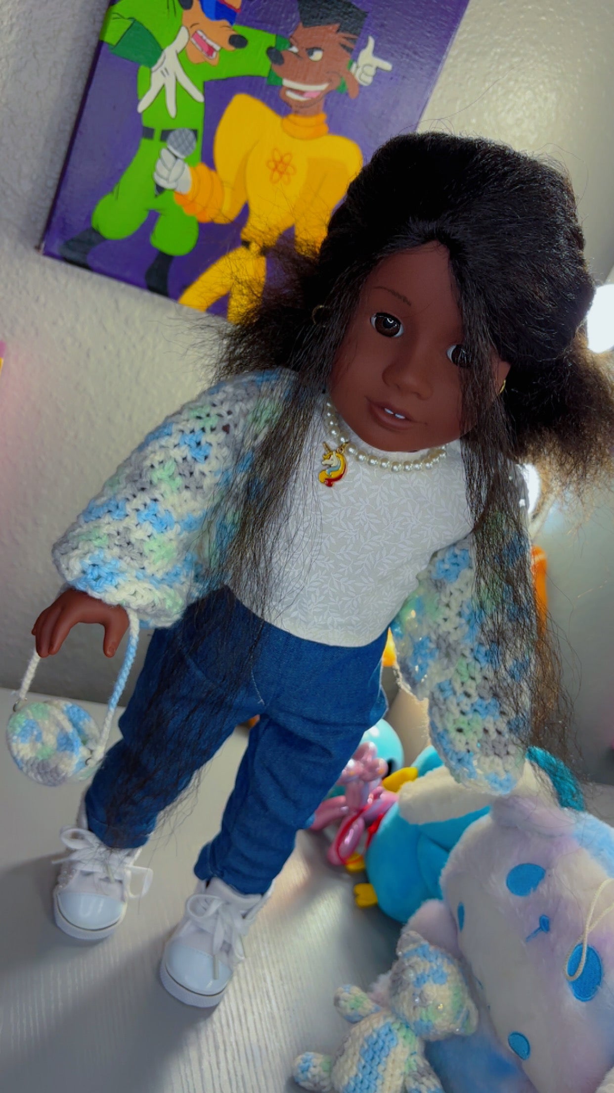 Handmade Crocheted Set (doll version)