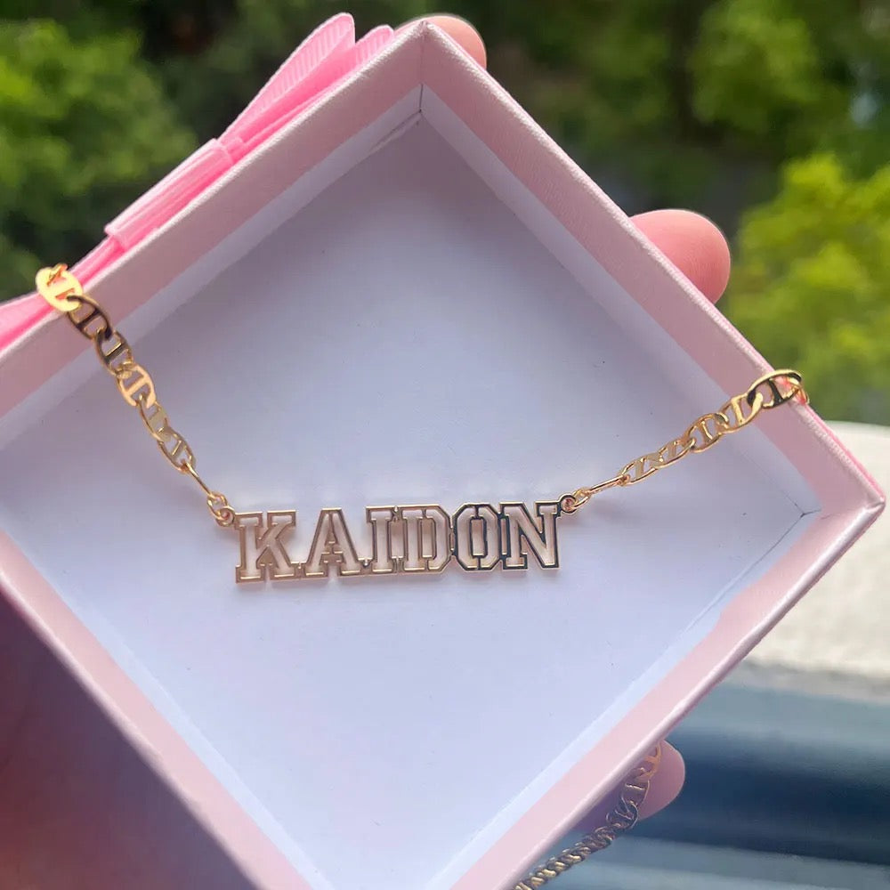 Custom Nameplate Necklace