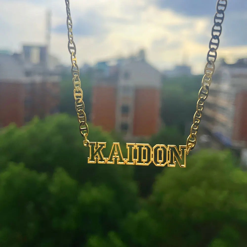 Custom Nameplate Necklace