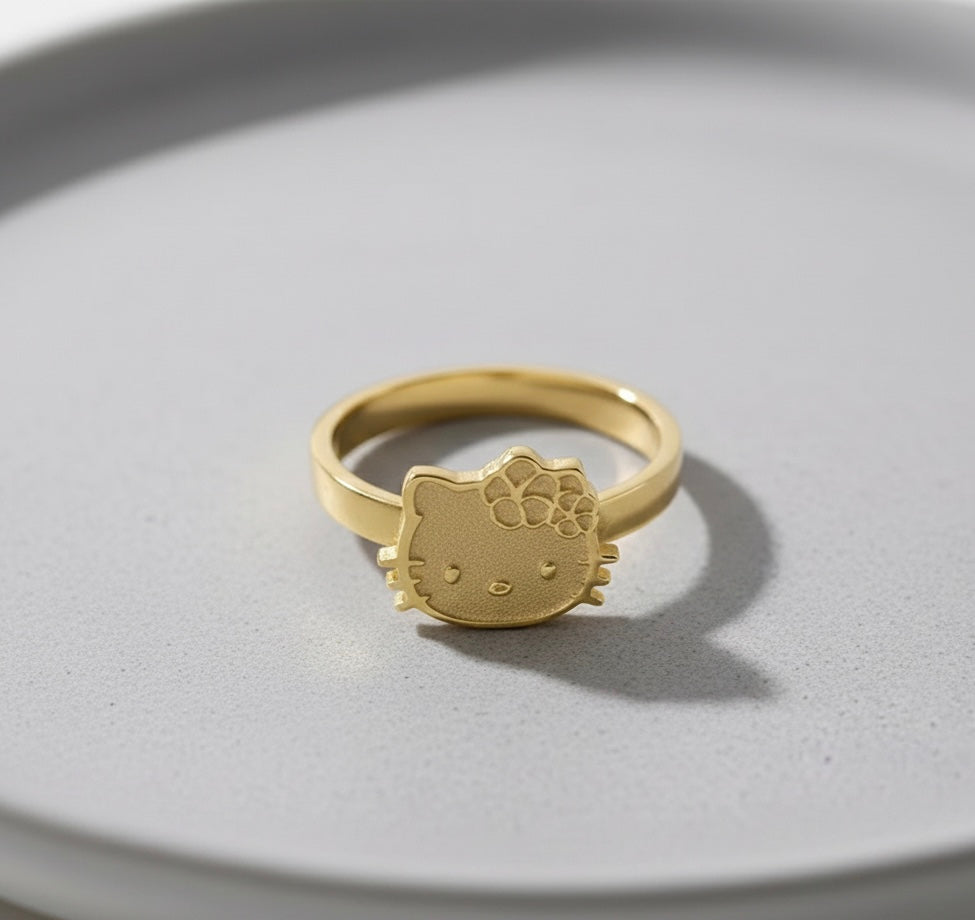 Hello Kitty Hibiscus Ring