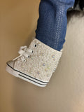 Custom Made Pearled Doll Shoes