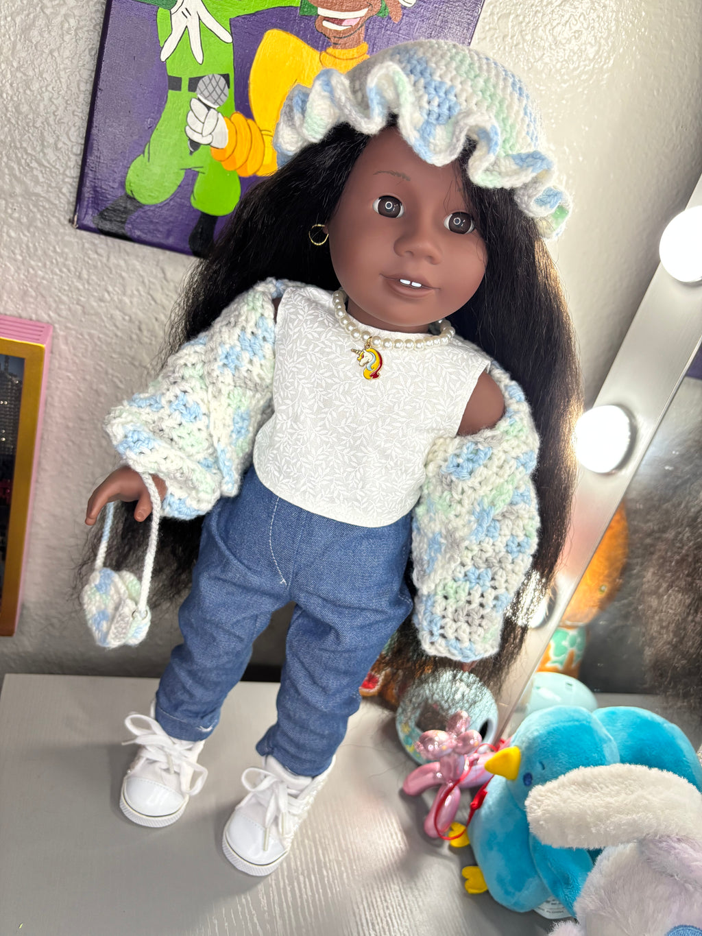 Handmade Crocheted Set (doll version)