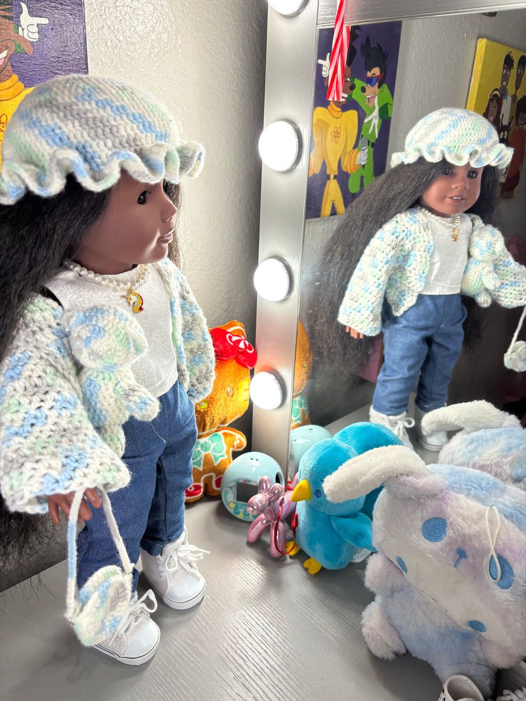 Handmade Crocheted Set (doll version)