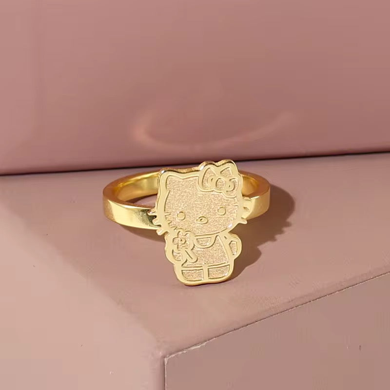 Hello Kitty flower Ring