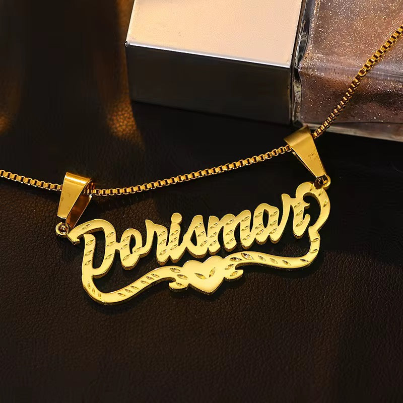 Nameplate Necklace