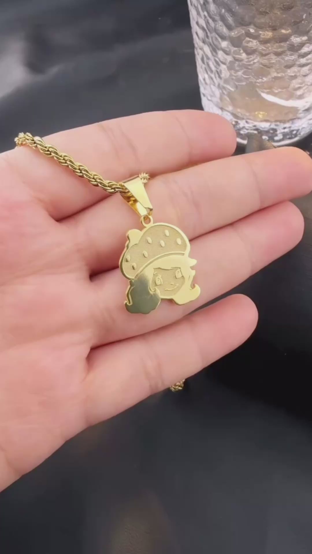 Strawberry Shortcake Necklace